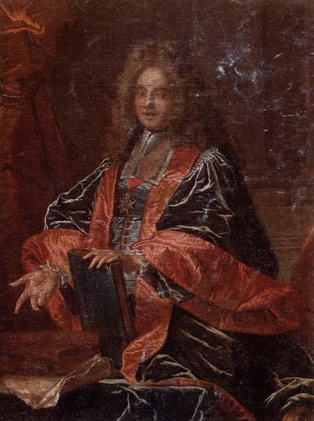 unknow artist Portrait of a man,said to be joseph-jean-baptiste fleuriau,seigneur d armenonville,garde des sceaux oil painting image